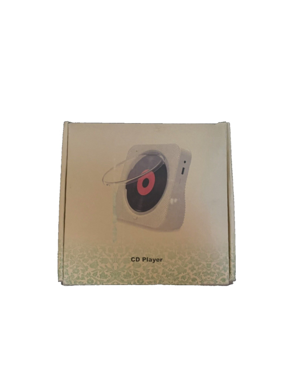 Retro CD Player Portable w/USB Adapter Bluetooth White LED Screen Display